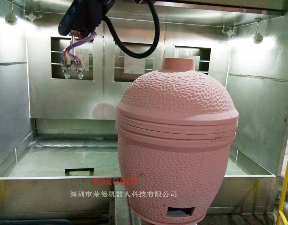 陶瓷灶具机器人喷漆设备