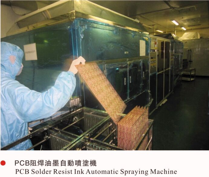线路板阻焊油墨环保节能喷涂机械手